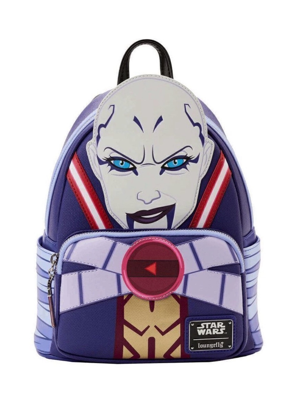 Exclusive Loungefly Star Wars Clone Wars Asajj Ventress Mini Backpack